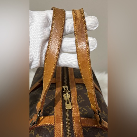 Authentic Louis Vuitton Vintage Monogram Sac Souple 35 Boston Satchel Bag - Picture 14 of 16